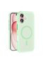 iPhone 16 Plus Case Magsafe Supported Camera Raised Silicone Matte Anti-Fingerprint Marçev