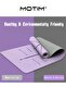 Extra Thick TPE Yoga Mat with Position Lines – Textured Surface, 183x60x0.6cm - 3