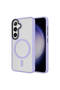 Galaxy S24 Case Magsafe Supported Camera Raised Matte Anti-Fingerprint Silicone Cover - 4