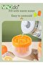 8PCS Ice Cream Molds Easy Release Popsicles Molds with Round Ice Holder Reusable BPA Free Popsicle Maker for Kids DIY Homemade Popsicles Ice Pop Molds Orange - 5