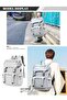 Men's Large Capacity Double Shoulder Backpack for School Travel Grey Business Backpack Scalable Capacity College Bookbag For Work School Travel Flight with USB - 4