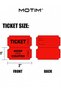 3 Set Raffle Tickets 50/50 Double Roll of 1000 Premium Quality Easy Tear Paper for Events & Fundraiser & Entry & Class Rewards (Red, Yellow, Green) - 7