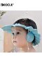 3pcs Youngster's Adjustable Shampoo Cap with Ear Protection Hair Washing Shield Thickened Foam Latex-Free Soft and Gentle for Youngsters Bathing - 3
