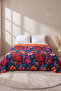 Knitted Flowers 5D Multi-Purpose Double Printed Pique & Bedspread 200X220 cm - 2
