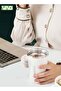 304 Stainless Steel Coffee Cup Led Temperature Display Double-layer Vacuum Insulation Cup Portable Car Tea Cup White - 4