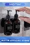 3 Pack Plastic Refillable Dispenser with 12Pcs Waterproof Labels, 500ml Hand Dish Wash Dispenser Bottle Pump Container - 3