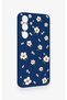 Samsung S25 Plus Compatible Daisy Pearl Patterned Silicone Case - 3