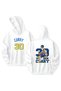 Stephen Curry Printed Cotton Long Sleeve Hooded Sweatshirt with 3 Thread Counts