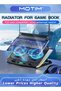 Laptop Cooling Pad LED Cooler for 10-15.6 inch Laptop Laptop Fan Cooling Pad with 5 Quiet Fans and LCD Screen 7 Heights Adjustment Laptop Cooler Stand and 2 Port - 3