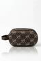 Men's Shell Protected Portfolio Clutch Shaving Cosmetic Care and Daily Handbag