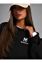 Unisex Women's and Men's Chest Printed Oversize 3 Thread Hooded Sweatshirt and Baggy Sweatpants - 2