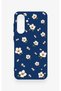 Samsung A56 Compatible Daisy Pearl Patterned Silicone Case - 2
