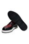 Burgundy Color Laceless Genuine Leather Men's Shoes - 3