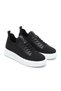 Zrk-X116 High Quality Black and White Lace-Up Knitwear Men's Sneaker - 2