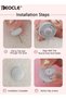 10pcs Quilt Fixers Anti-Run Buckles with Invisible Non-Slip Safety Clips Reusable Detachable Bed Sheet Holders for Mattress Bedding Home Use - 7