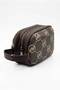 Men's Shell Protected Portfolio Clutch Shaving Cosmetic Care and Daily Handbag - 4