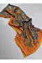 Luxury Voile Silk Shawl Foulard Palace Pattern 70 X 180 cm - 2