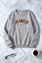 Unisex Los Angeles Printed Crew Neck Sweatshirt