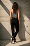 Women's Lycra Denim Skinny Fit High Waist Jeans Black Trousers&Jeans - 3