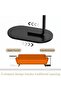 Taimi End Table, Wood and Metal, C-Shaped, Space-Saving, Multifunctional, Easy-Clean, Multifunctional, B - 7