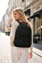 Multi-Compartment Fabric Unisex Backpack