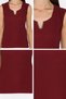 Women's Gold Buckle Detailed Ottoman Blouse - 5