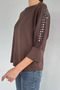 Women's Stone Embroidered Blouse - 3