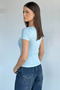 Women's Boat Neck Lycra Blouse - 4