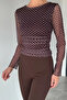 Women's Waist Gathered Polka Dot Blouse - 2