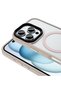 iPhone 16 Pro Case Magsafe Supported Camera Raised Matte Anti-Fingerprint Silicone Case - 6