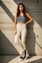 Women's Lycra Denim Skinny Fit High Waist Jeans Cream Trousers&Jeans