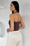 Women's Halter Neck Blouse - 4