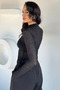 Women's High Neck Lycra Transparent Blouse - 4
