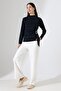 Women's Modal Side Buckle Draped Long Sleeve Blouse - 3