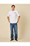 Men White Front And Back Print Active T-Shirt - 3