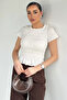 Women's Crew Neck Gipeli Lycra Blouse - 2