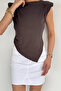Women's Shoulder Pad Blouse - 3