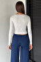 Women's Long Sleeve Basic Lycra Slim Fit Body Blouse - 4