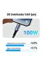 USB 3.2 Gen 2 Type-C Extension Cable Usb-C 100W 10Gbps 4K 60Hz 50cm - 7