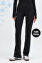 Women's Winter Fleece-Lined High-Waist Shaping Flared Leggings