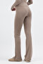 Women's Winter Fleece-Lined High-Waist Shaping Flared Leggings - 7
