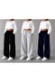 3 Pieces (Black-Grey-Navy Blue) Basic Sweatpants That Match Every Combination, Bringing Elegance and Comfort Together