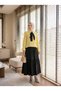 Women's Hijab Scarf Detailed Shirt Blouse – Stylish Blouse with Long Sleeves and Flounce Cuffs - 2