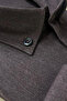 Men's Brown Winter Shirt Classic Relaxed Fit Long Sleeve Lapel Buttoned Trend - 3