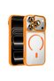iPhone 17 Pro Max Case with Camera Stand, Magsafe Compatible, Transparent Back, Silicone Cover
