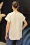 Embroidered Women's Linen Blouse - 3