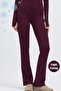 Women's Winter Fleece-Lined High-Waist Shaping Flared Leggings