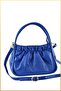 Sova Women's Drawstring Oval Hand and Shoulder Bag - Cobalt Blue - 5