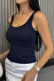 Women's Thick Strap Lycra Blouse Undershirt - 2