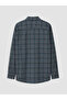 Lcwaikiki Classic Green Regular Fit Plaid Men's Shirt - 6